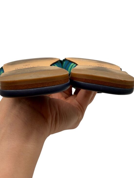 Rothy’s knotted jungle Flat Summer Vacation Beach sandals women’s Size 5 - Picture 9 of 10